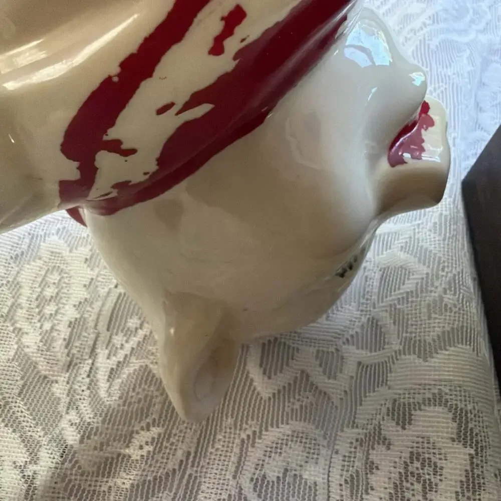 Shawnee Pottery Smiley Pig Vintage Cookie Jar 11